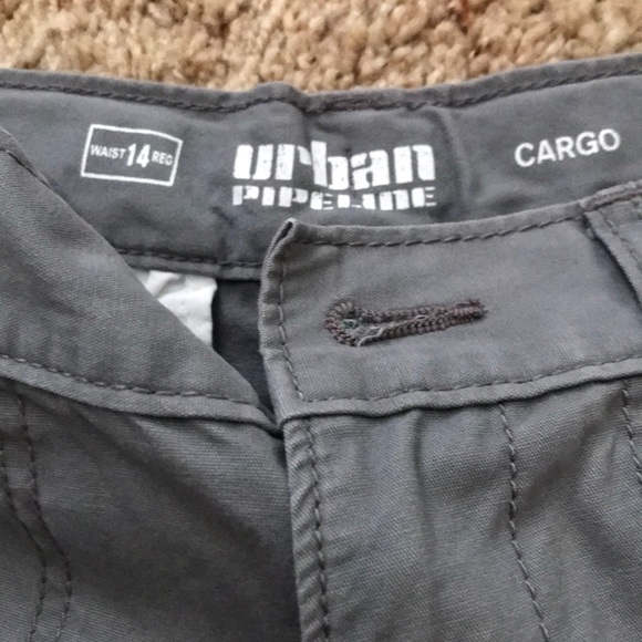 NWT Boys 14 Urban Pipeline Cargos Grey - Picture 4 of 6
